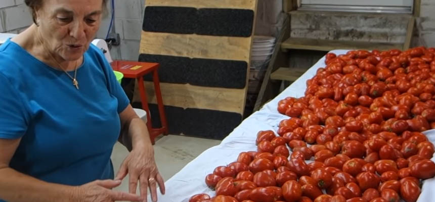 Talianske zavran paradajky